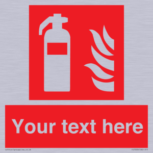 Custom Fire extinguisher Sign